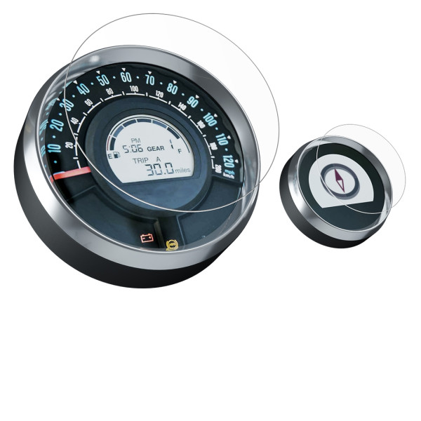 R&G Dashboard Screen Protector Kit For Royal Enfield Meteor 350 '21- & Scram 411 '22-